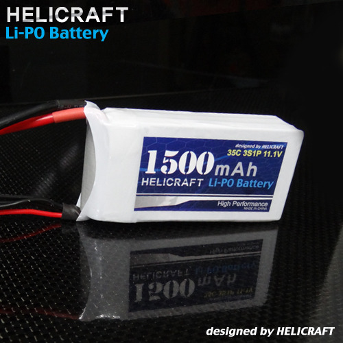 [Helicraft Ace] Lipo 1500mAh 11.1V 35C 헬셀