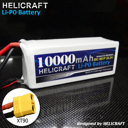 [Helicraft Ace] Lipo 10000mAh 22.2V 25C 강력추천 [XT90] 헬셀
