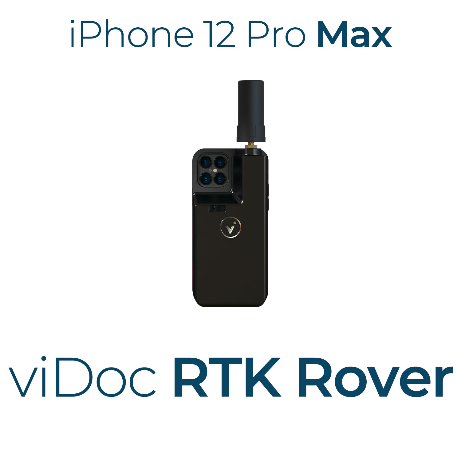 viDoc RTK rover for iPhone 12 Pro Max 헬셀