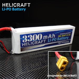 [Helicraft Ace] Lipo 3300mAh 11.1V 35C 헬셀